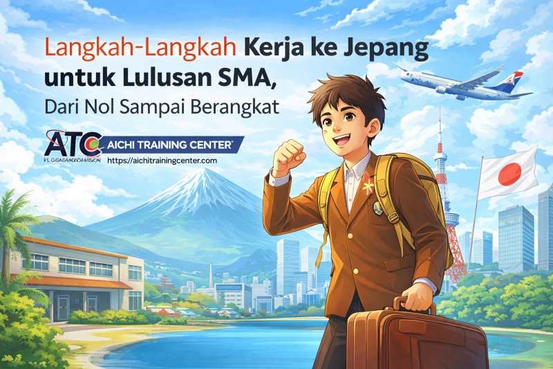 Langkah-Langkah Kerja ke Jepang untuk Lulusan SMA, Dari Nol Sampai Berangkat