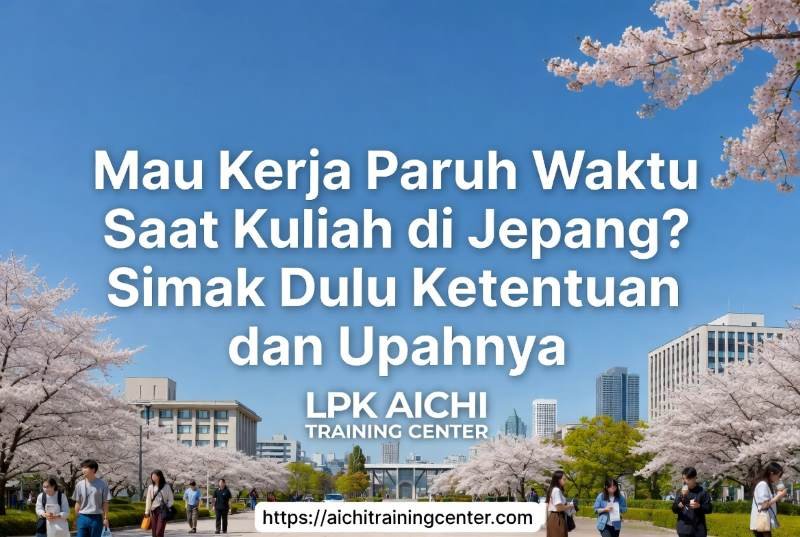 Mau Kerja Paruh Waktu Saat Kuliah di Jepang? Simak Dulu Ketentuan dan Upahnya